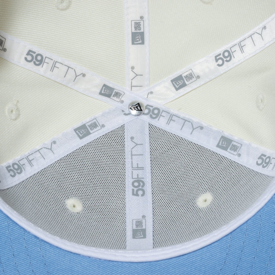 59FIFTY White Collection ニューヨーク・ヤンキース ホワイト × ホワイト ライトブルーアンダーバイザー - 13542618-700 | NEW ERA ニューエラ公式オンラインストア