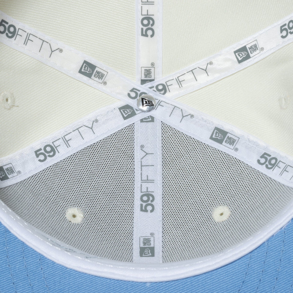 59FIFTY White Collection ロサンゼルス・ドジャース ホワイト × ホワイト ライトブルーアンダーバイザー | ニ ...