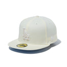 59FIFTY White Collection ロサンゼルス・ドジャース ホワイト × ホワイト ライトブルーアンダーバイザー - 13542620-700 | NEW ERA ニューエラ公式オンラインストア