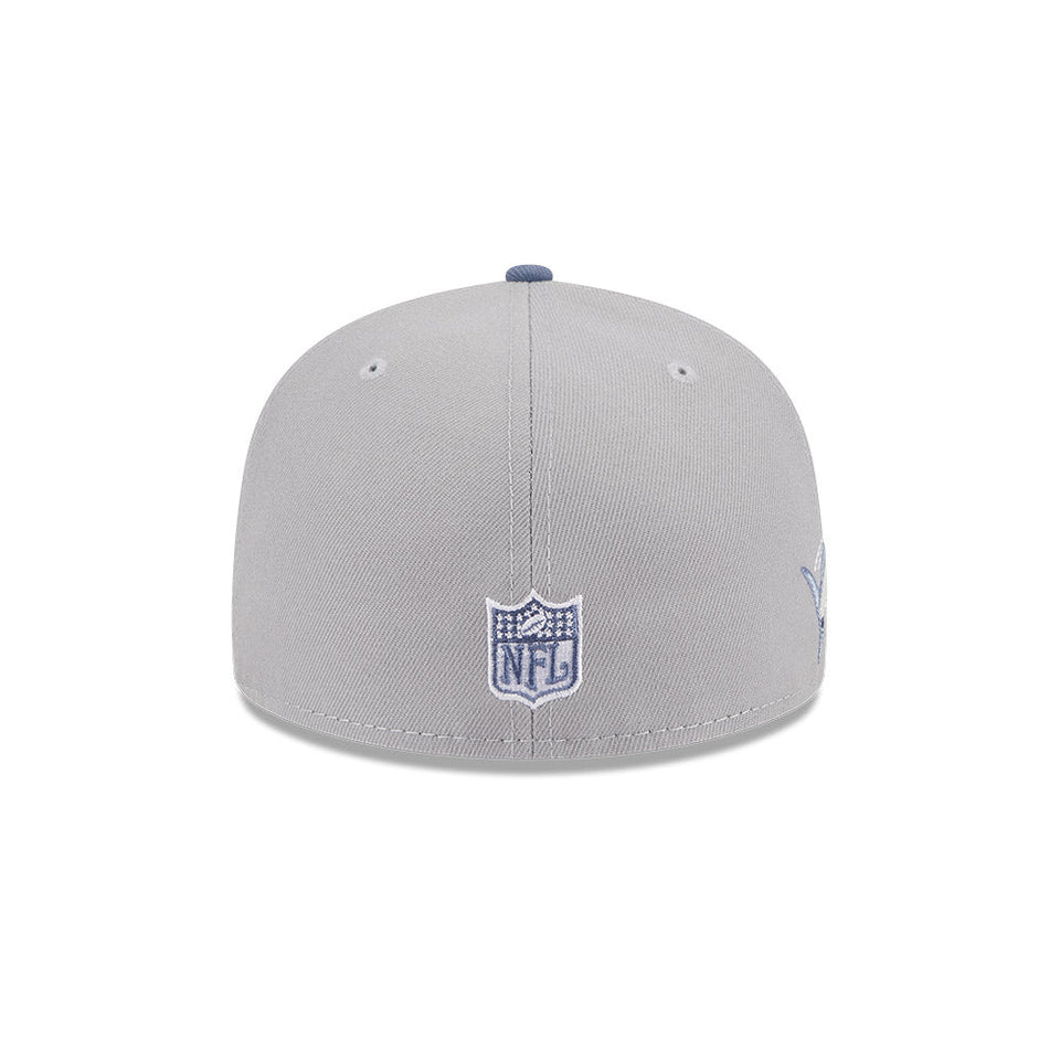 59FIFTY Wildlife ニューヨーク・ジャイアンツ Shark グラファイト グレージュアンダーバイザー - 13704998-700 | NEW ERA ニューエラ公式オンラインストア
