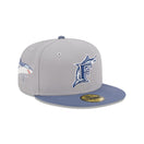59FIFTY Wildlife フロリダ・マーリンズ クーパーズタウン Shark グラファイト グレージュアンダーバイザー - 13705000-700 | NEW ERA ニューエラ公式オンラインストア