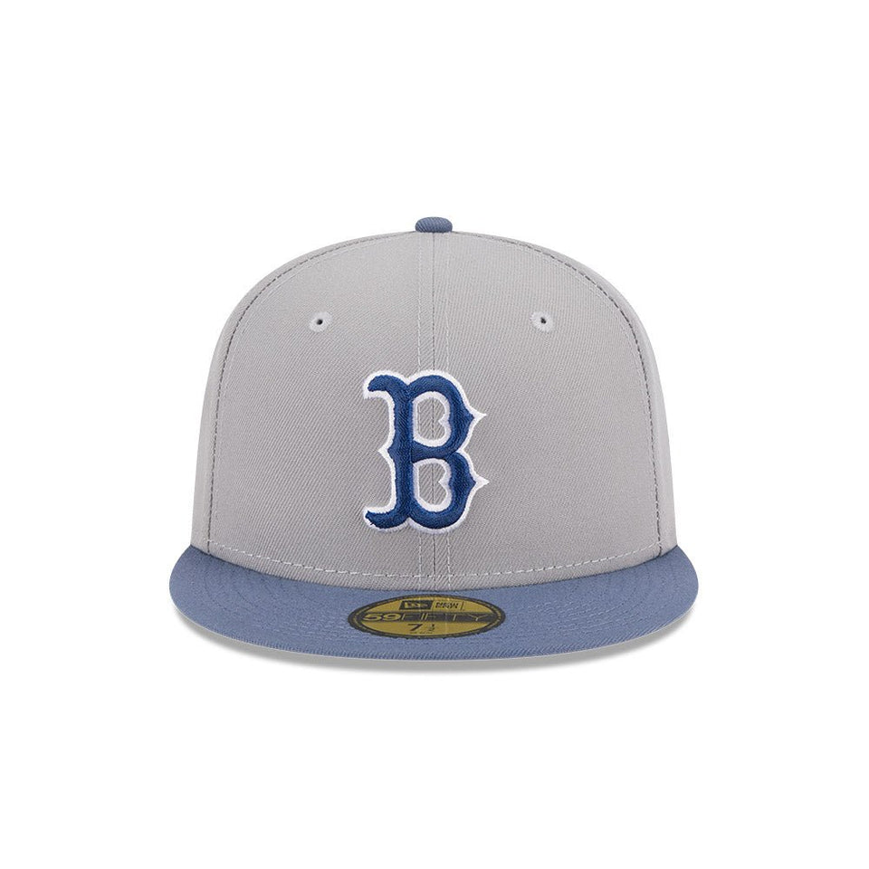 59FIFTY Wildlife ボストン・レッドソックス Shark グラファイト グレージュアンダーバイザー - 13705001-700 | NEW ERA ニューエラ公式オンラインストア