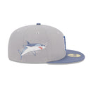 59FIFTY Wildlife ボストン・レッドソックス Shark グラファイト グレージュアンダーバイザー - 13705001-700 | NEW ERA ニューエラ公式オンラインストア