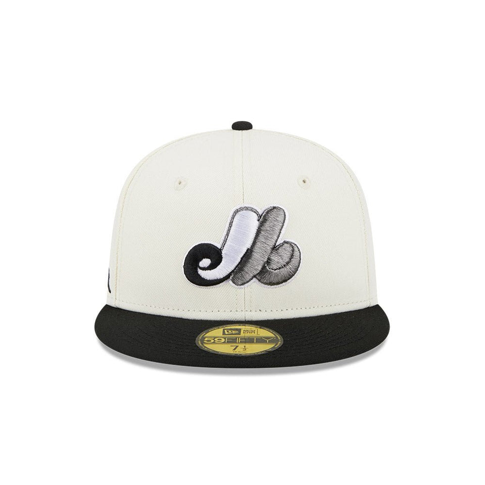 59FIFTY Wildlife モントリオール・エクスポズ クーパーズタウン Whale クロームホワイト グレーアンダーバイザー - 13704991-700 | NEW ERA ニューエラ公式オンラインストア