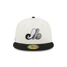 59FIFTY Wildlife モントリオール・エクスポズ クーパーズタウン Whale クロームホワイト グレーアンダーバイザー - 13704991-700 | NEW ERA ニューエラ公式オンラインストア