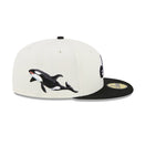 59FIFTY Wildlife モントリオール・エクスポズ クーパーズタウン Whale クロームホワイト グレーアンダーバイザー - 13704991-700 | NEW ERA ニューエラ公式オンラインストア