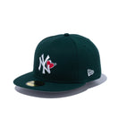 59FIFTY With Heart ニューヨーク・ヤンキース ダークグリーン - 13328510-700 | NEW ERA ニューエラ公式オンラインストア