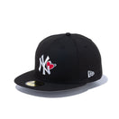 59FIFTY With Heart ニューヨーク・ヤンキース ブラック - 13328511-700 | NEW ERA ニューエラ公式オンラインストア