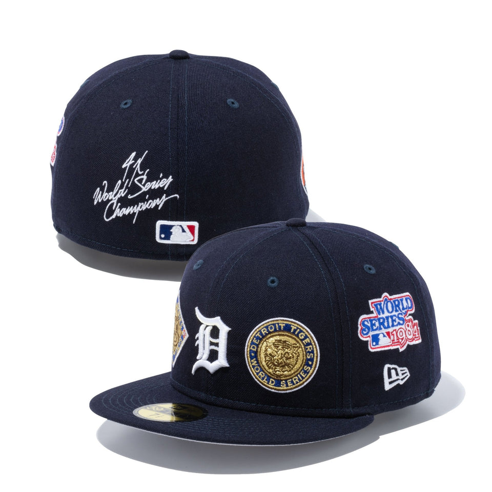 59FIFTY World Champions デトロイト・タイガース グレーアンダーバイザー - 12853599-700 | NEW ERA ニューエラ公式オンラインストア