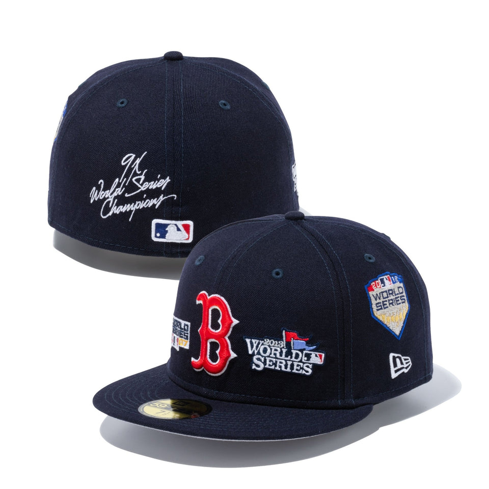 59FIFTY World Champions ボストン・レッドソックス グレーアンダーバイザー - 12853601-700 | NEW ERA ニューエラ公式オンラインストア