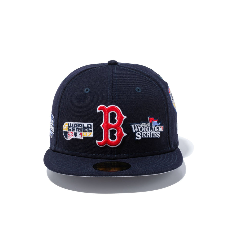 59FIFTY World Champions ボストン・レッドソックス グレーアンダーバイザー - 12853601-700 | NEW ERA ニューエラ公式オンラインストア