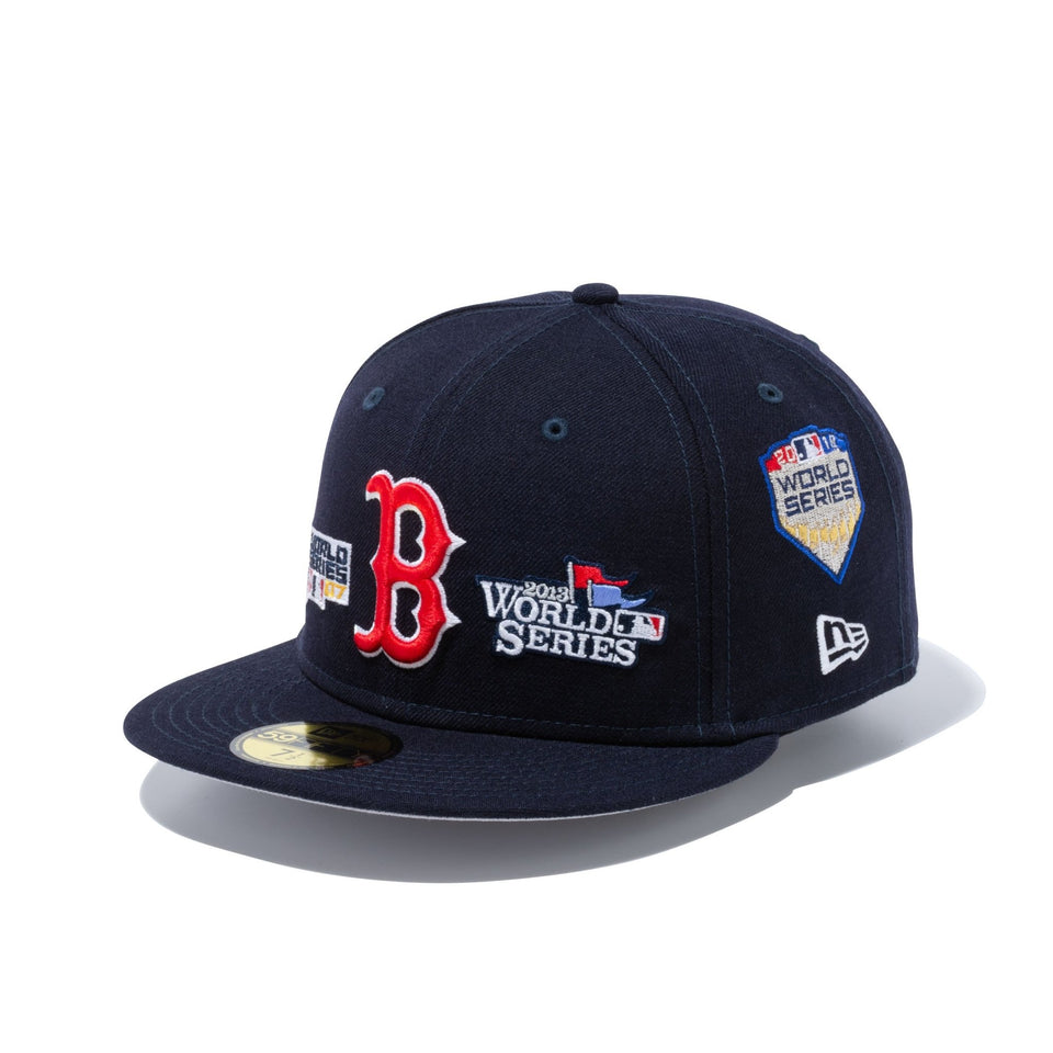 59FIFTY World Champions ボストン・レッドソックス グレーアンダーバイザー - 12853601-700 | NEW ERA ニューエラ公式オンラインストア