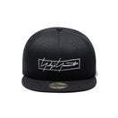 59FIFTY Yohji Yamamoto FW21 コットンツイル ボックスロゴ ブラック - 12863257-700 | NEW ERA ニューエラ公式オンラインストア