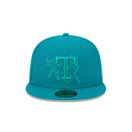 59FIFTY Zodiac テキサス・レンジャーズ エメラルドグリーン グレーアンダーバイザー - 13552482-700 | NEW ERA ニューエラ公式オンラインストア