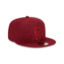 59FIFTY Zodiac カリフォルニア・エンゼルス ワインレッド グレーアンダーバイザー - 13552490-700 | NEW ERA ニューエラ公式オンラインストア