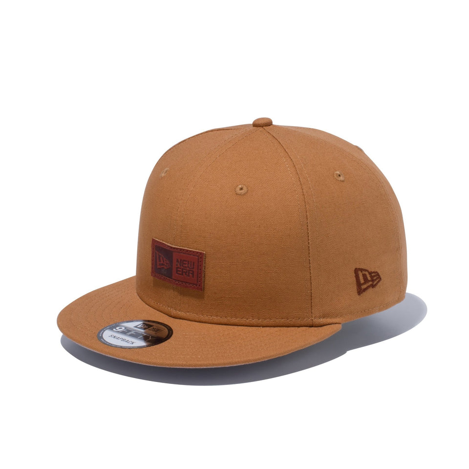 9FIFTY ダックキャンバス レザーパッチ タン - 12326178-OSFA | NEW ERA ニューエラ公式オンラインストア