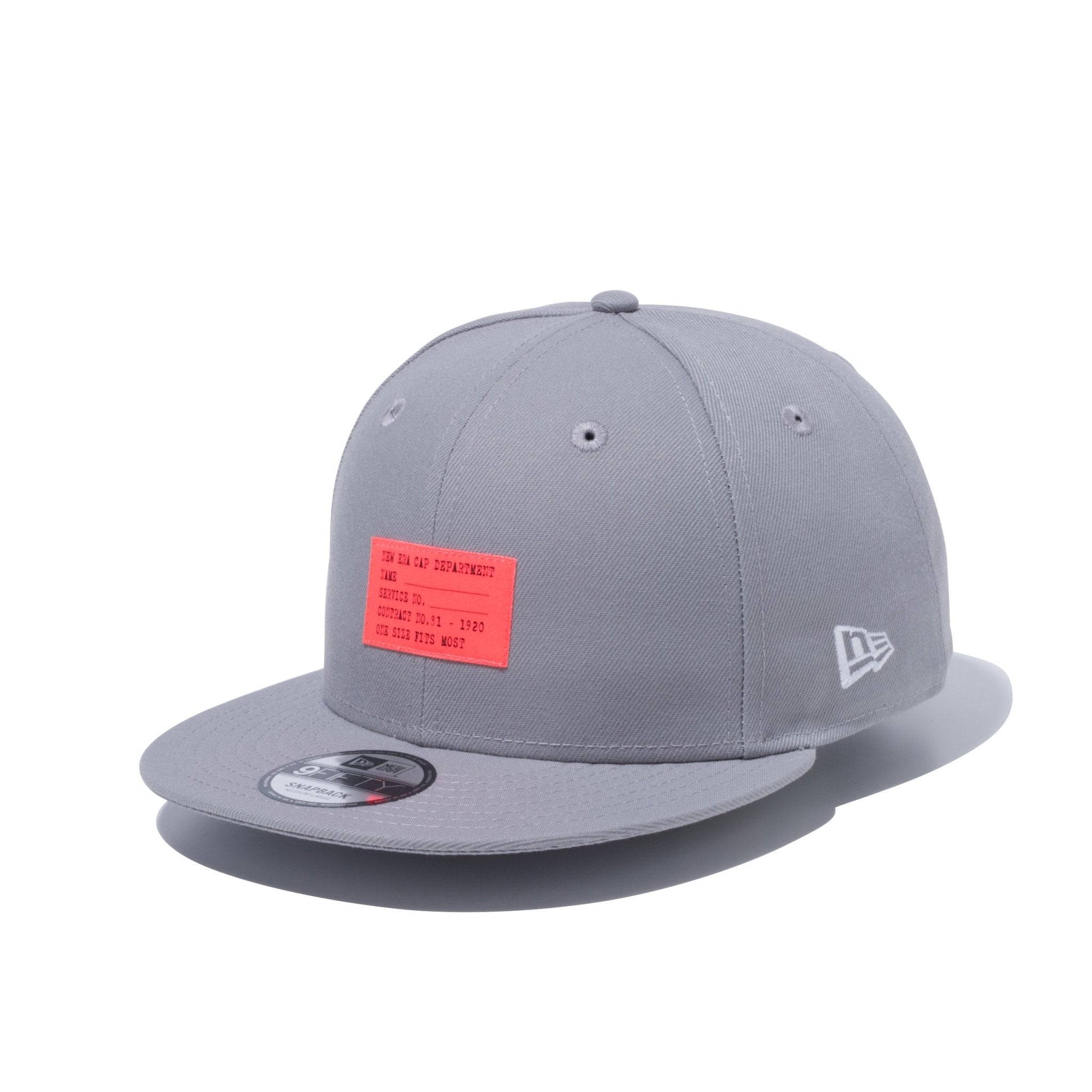 9FIFTY ネオンパッチ グレー 蛍光ピンクパッチ | ニューエラ