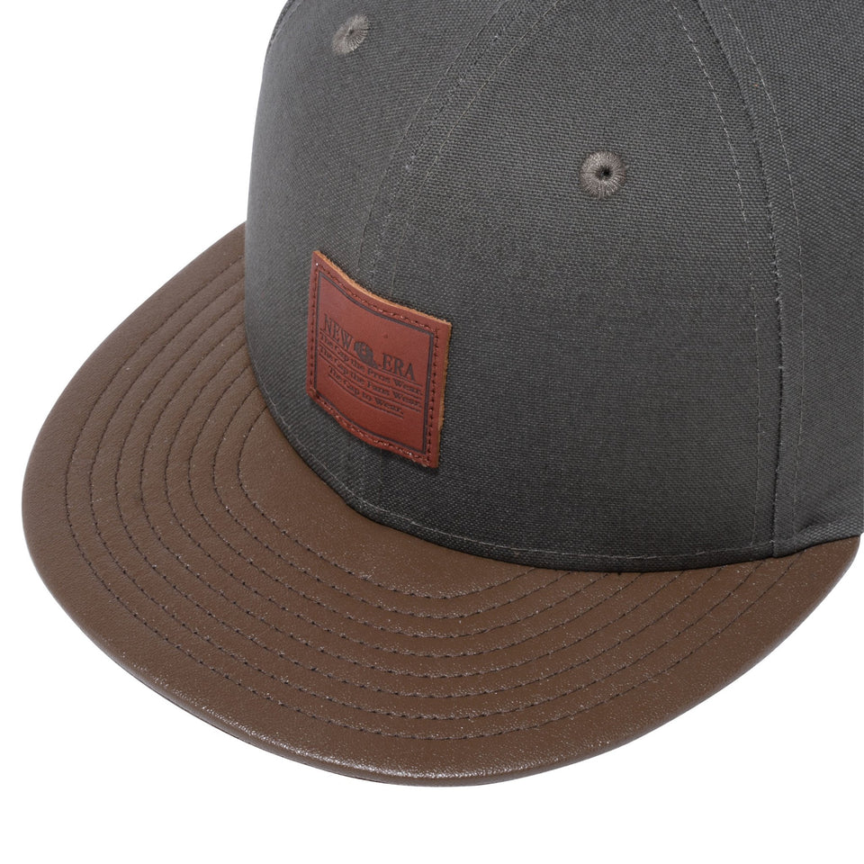9FIFTY ハンティング ダックモス ブラウンレザーバイザー - 12853876-SM | NEW ERA ニューエラ公式オンラインストア