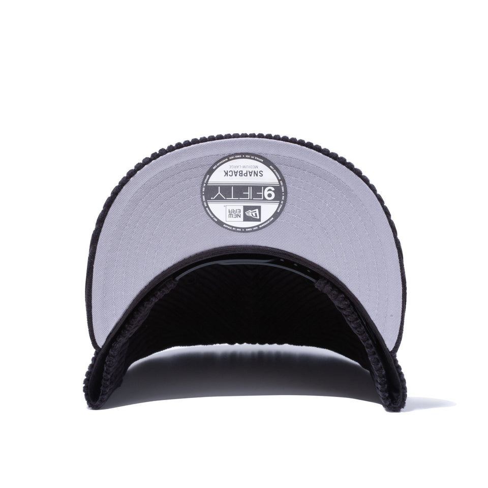 9FIFTY コーデュロイ クラシックロゴ ブラック - 12853886-SM | NEW ERA ニューエラ公式オンラインストア