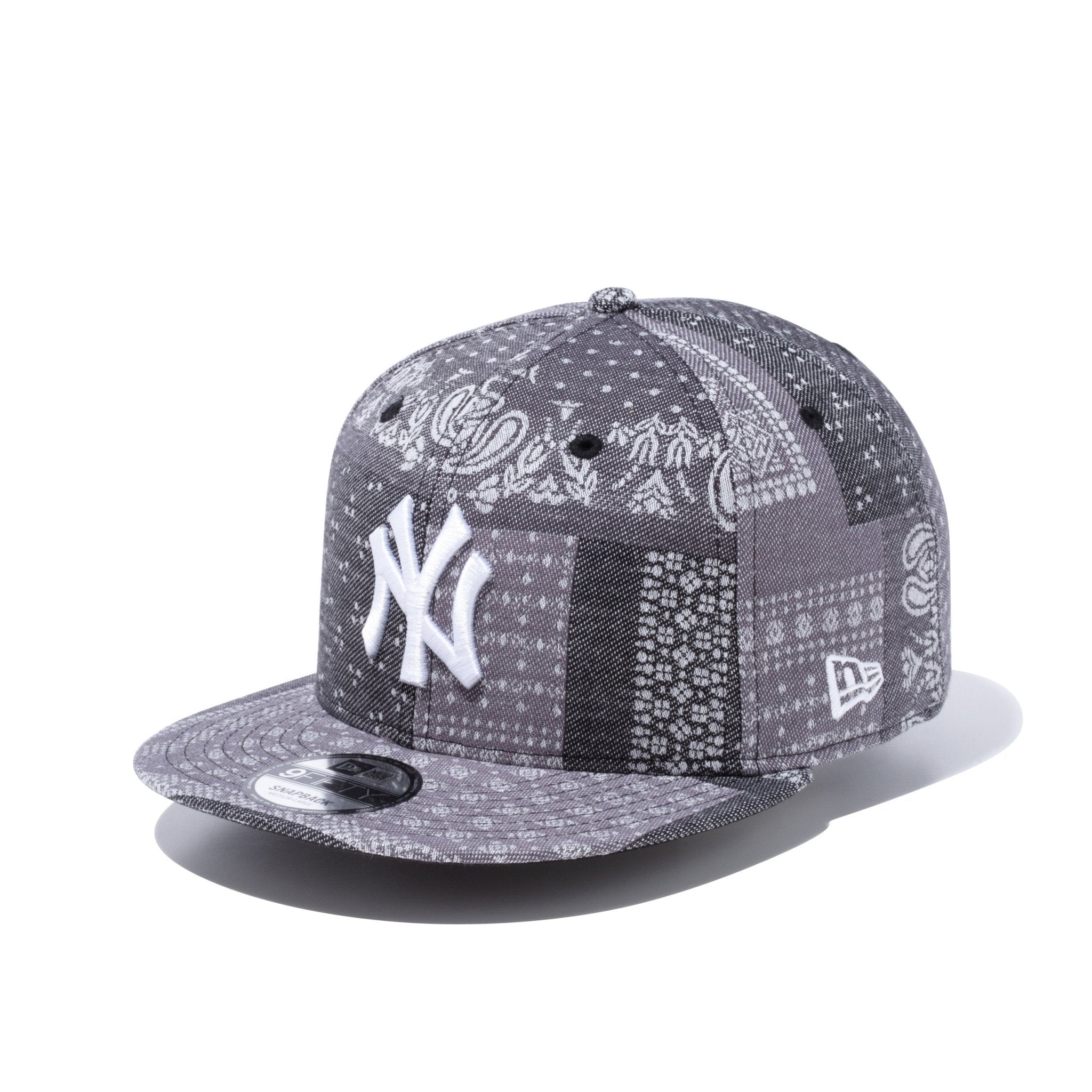 9FIFTY ペイズリー パッチワーク ニューヨーク・ヤンキース ブラック