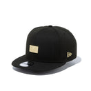 9FIFTY メタルプレート ブラック ゴールドメタル - 13059174-SM | NEW ERA ニューエラ公式オンラインストア