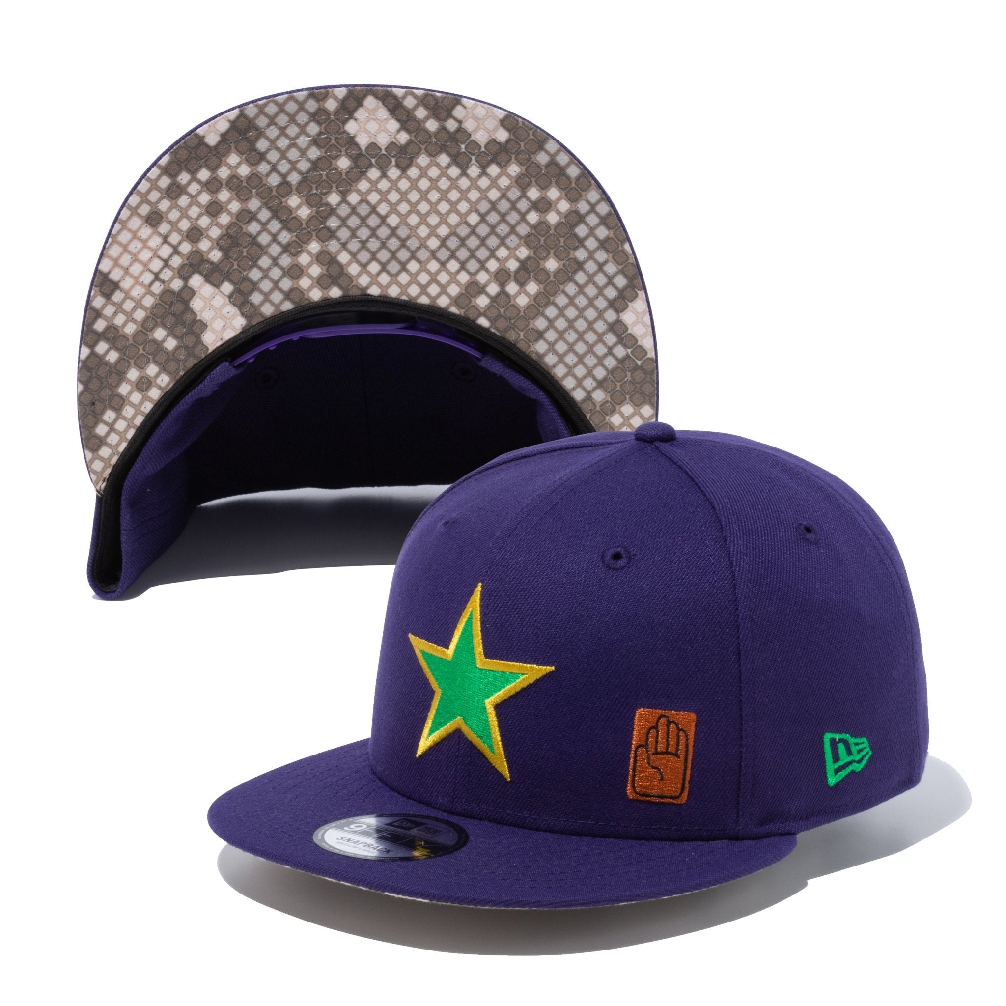 空条承太郎 ジョジョの奇妙な冒険ストーンオーシャン 9FIFTY　ニューエラ 9FIFTY ジョジョの奇妙な冒険 ストーンオーシャン 空条承太郎 パープル