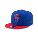9FIFTY デトロイト・ピストンズ ロゴ ブルー レッドバイザー - 13552036-OSFM | NEW ERA ニューエラ公式オンラインストア