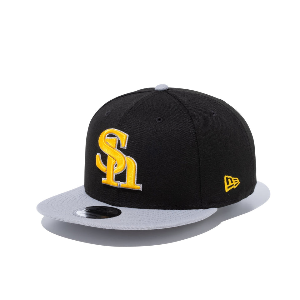 9FIFTY 福岡ソフトバンクホークス ブラック グレーバイザー ...