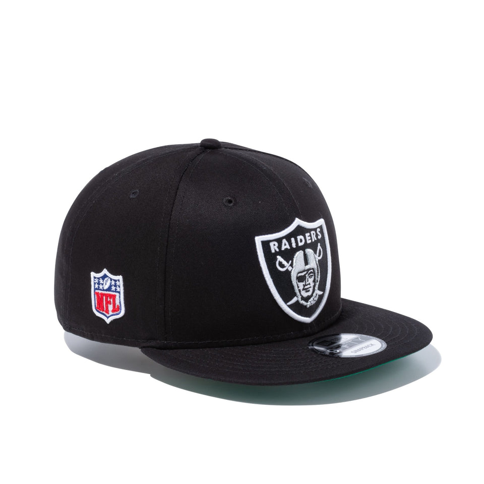 9FIFTY ラスベガス・レイダースシールドロゴ ブラック × ホワイト 