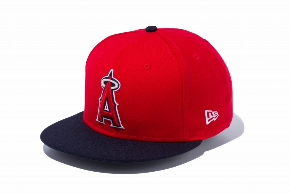 9FIFTY ロサンゼルス・エンゼルス スカーレット × チームカラー 