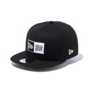 9FIFTY ボックスロゴ ブラック × ホワイト - 13575025-OSFM | NEW ERA ニューエラ公式オンラインストア
