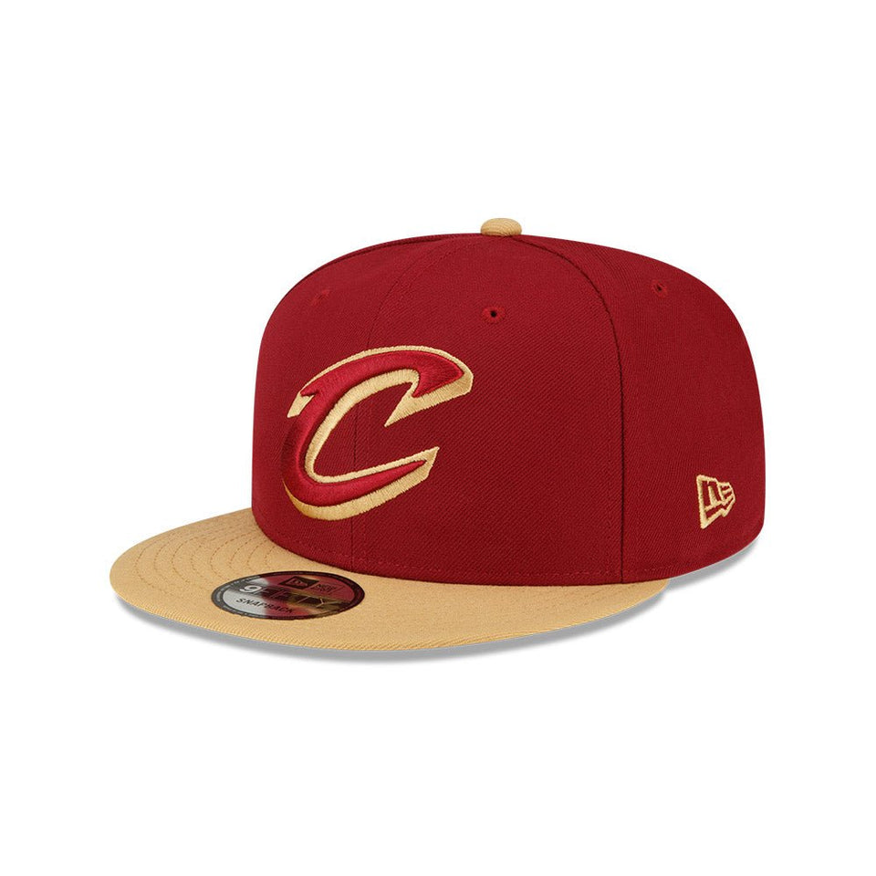 9FIFTY クリーブランド・キャバリアーズ レッド ゴールドバイザー