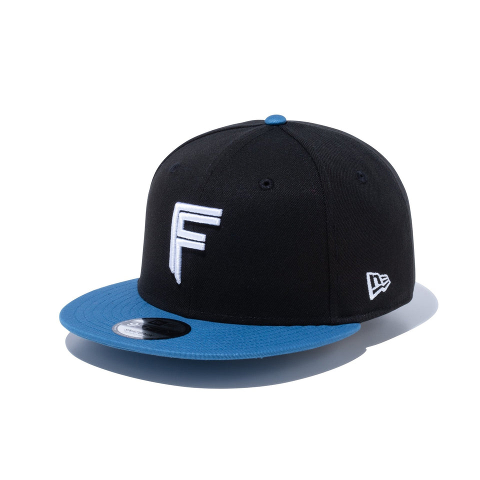 9FIFTY 北海道日本ハムファイターズ ブラック ブルーバイザー - 13710750-SM | NEW ERA ニューエラ公式オンラインストア