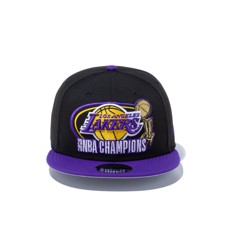 9FIFTY 2020 NBA CHAMPIONS ロサンゼルス・レイカーズ ブラック パープルバイザー - 12824289-OSFM | NEW ERA ニューエラ公式オンラインストア