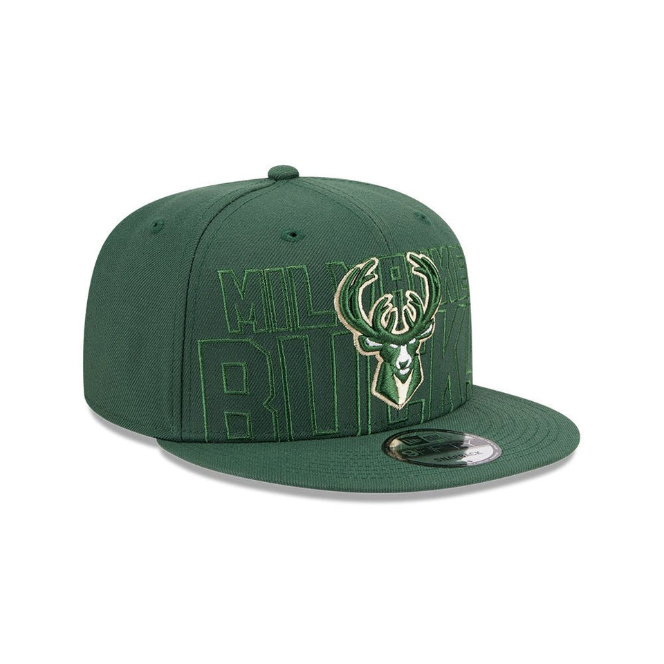 9FIFTY 2023 NBA Draft ミルウォーキー・バックス ダークグリーン グレーアンダーバイザー - 13574036-OSFM | NEW ERA ニューエラ公式オンラインストア