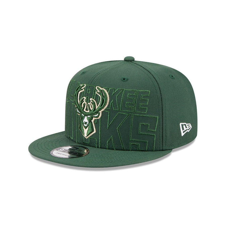 9FIFTY 2023 NBA Draft ミルウォーキー・バックス ダークグリーン グレーアンダーバイザー - 13574036-OSFM | NEW ERA ニューエラ公式オンラインストア