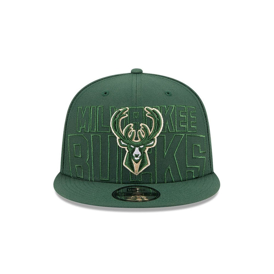 9FIFTY 2023 NBA Draft ミルウォーキー・バックス ダークグリーン グレーアンダーバイザー - 13574036-OSFM | NEW ERA ニューエラ公式オンラインストア