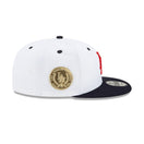 9FIFTY Americana ロサンゼルス・ドジャース ホワイト ネイビーバイザー - 12854709-OSFM | NEW ERA ニューエラ公式オンラインストア