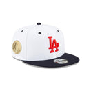 9FIFTY Americana ロサンゼルス・ドジャース ホワイト ネイビーバイザー - 12854709-OSFM | NEW ERA ニューエラ公式オンラインストア