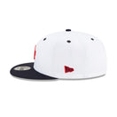 9FIFTY Americana ロサンゼルス・ドジャース ホワイト ネイビーバイザー - 12854709-OSFM | NEW ERA ニューエラ公式オンラインストア