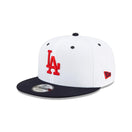 9FIFTY Americana ロサンゼルス・ドジャース ホワイト ネイビーバイザー - 12854709-OSFM | NEW ERA ニューエラ公式オンラインストア