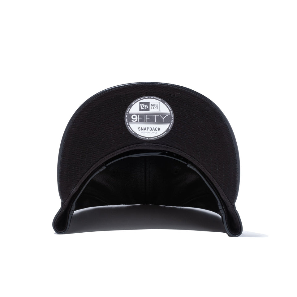 9FIFTY AYA シンセティックレザー ゴールドプレート ブラック - 13108974-SM | NEW ERA ニューエラ公式オンラインストア