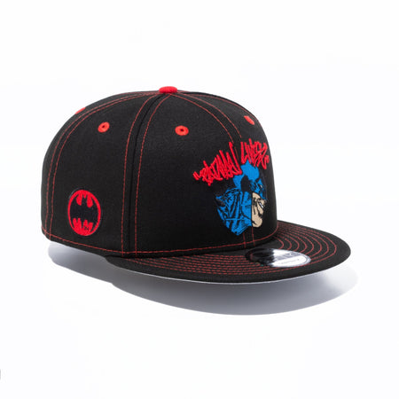 完売品‼️ニューエラ 9FIFTY BATMAN バットマン ウォッシュドブラック Youth 9FIFTY DC Comics バットマン ブラック | ニューエラオンライン