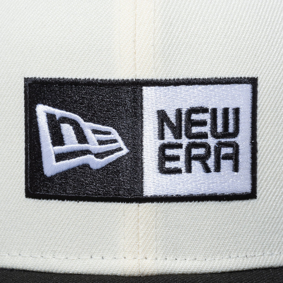 9FIFTY Box Logo ボックスロゴ クローム ブラックバイザー - 13328226-SM | NEW ERA ニューエラ公式オンラインストア