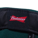 9FIFTY Budweiser バドワイザー ボウタイロゴ ダークグリーン - 13534533-SM | NEW ERA ニューエラ公式オンラインストア