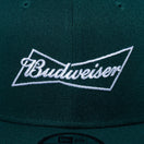 9FIFTY Budweiser バドワイザー ボウタイロゴ ダークグリーン - 13534533-SM | NEW ERA ニューエラ公式オンラインストア