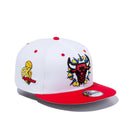 9FIFTY COMIC FRONT シカゴ・ブルズ グレーアンダーバイザー - 12885975-OSFM | NEW ERA ニューエラ公式オンラインストア