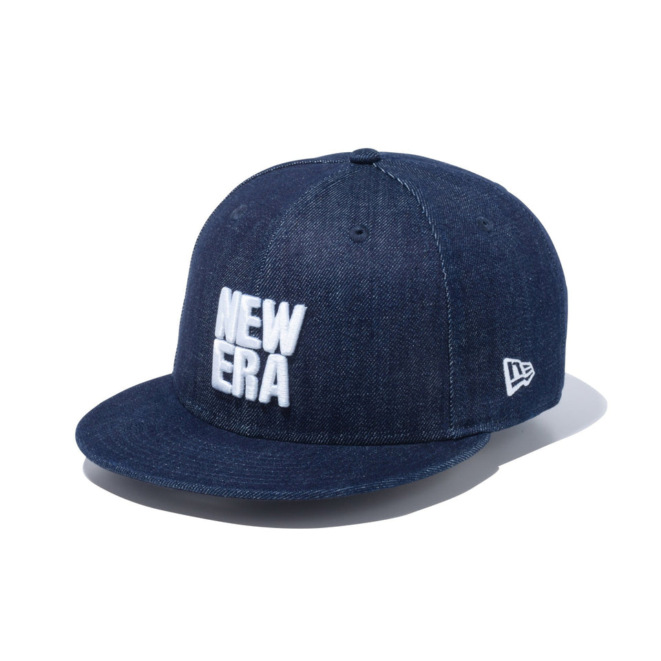 ニューエラー 9FIFTY Denim スクエアロゴ インディゴデニム