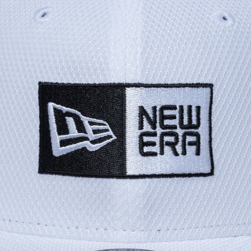 9FIFTY Diamond Era ボックスロゴ ホワイト サンドイッチバイザー - 13515862-SM | NEW ERA ニューエラ公式オンラインストア