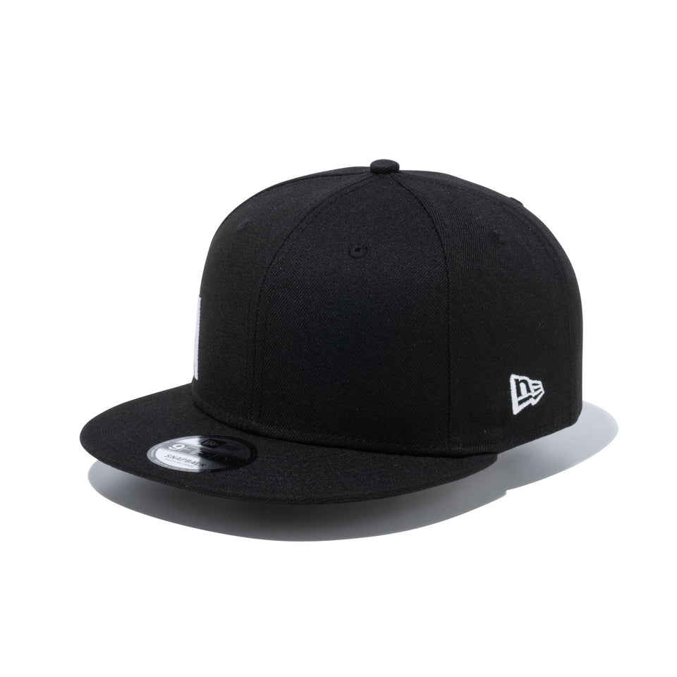 9FIFTY Essential エッセンシャルロゴ ブラック × スノーホワイト - 13534662-SM | NEW ERA ニューエラ公式オンラインストア